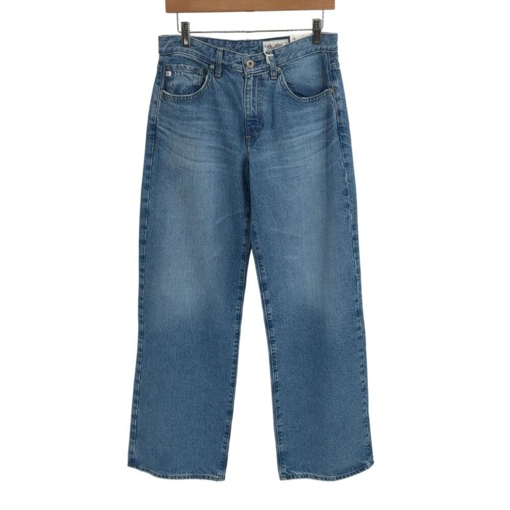 AG Jeans Low Rise Wide Leg Jeans Blue Size 26